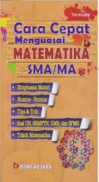 Image of Cara cepat menguasai matematika